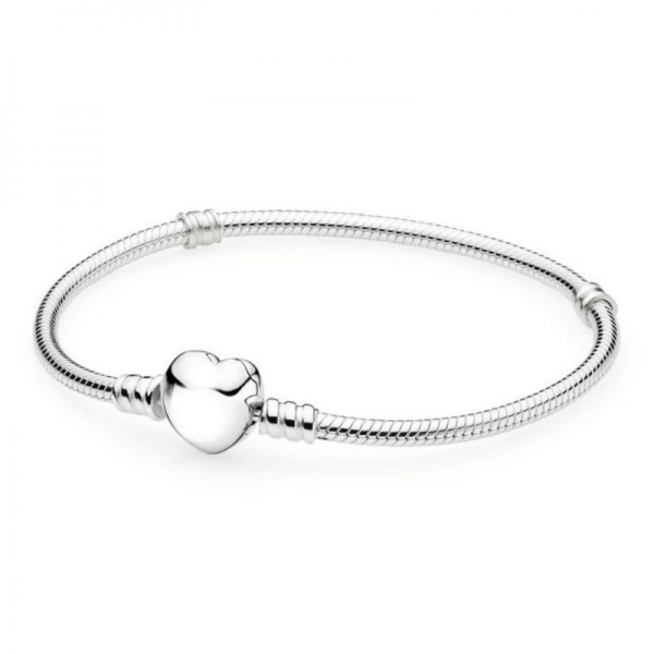 Bratara Charm model Pandora Silver Heart Argint 925 BP003