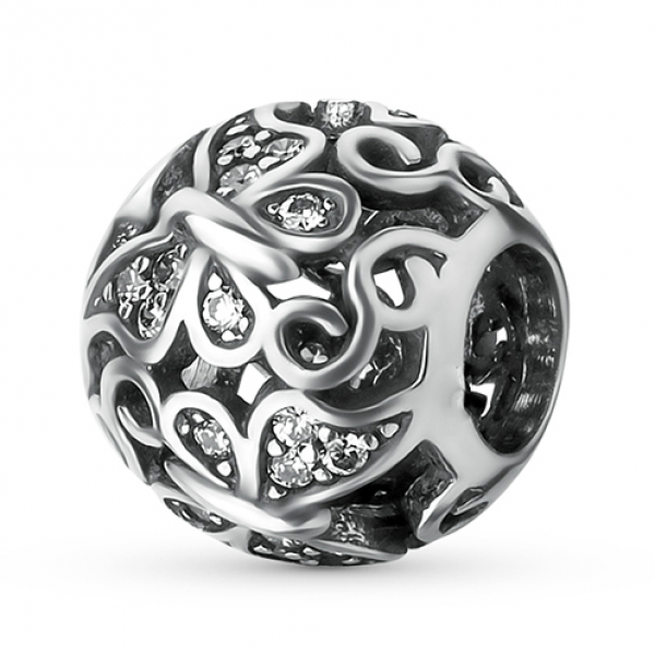 Talisman Charm Pandora Silver Placat Argint